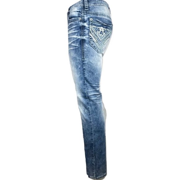 AMERICAN FIGHTER Men Denim Jeans DEFENDER AXIS MAN - Picture 12 of 13